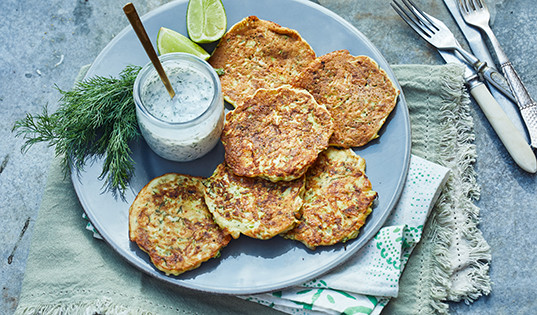 Оладьи из кабачков с сыром