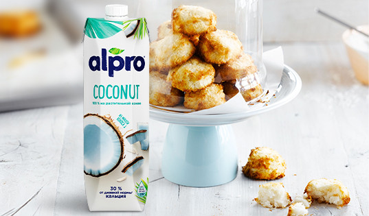 Кокосовое печенье на Alpro