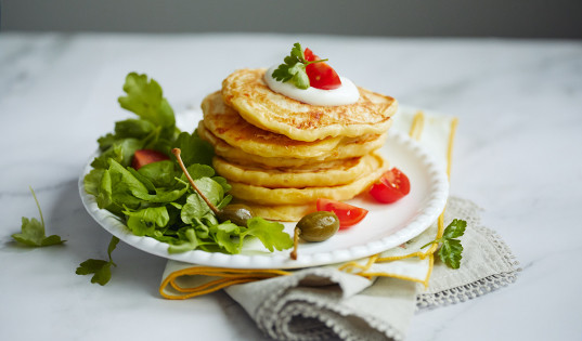 Сырные панкейки