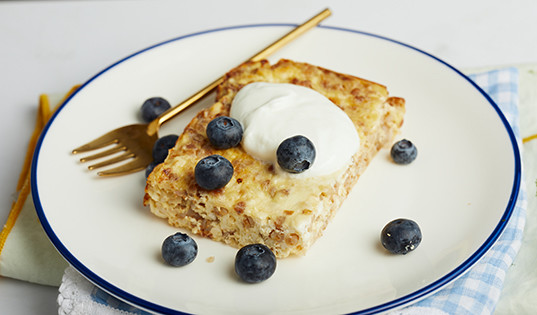 Крупеник из гречки с творогом